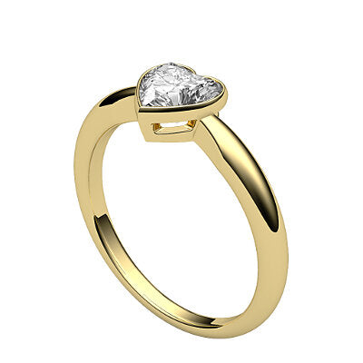 Simple Flat Heart Solitaire Classic band