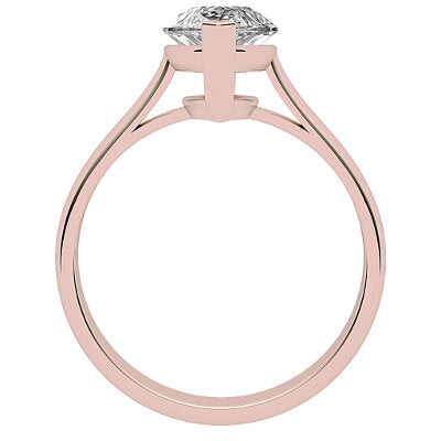 Vittoria Marquise Solitaire Classic band 2 Prongs