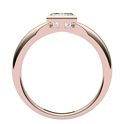 Simple Flat Princess Solitaire Classic band