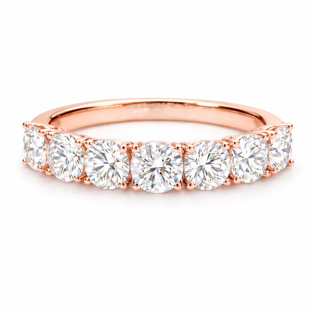 7 Stones Classic Eternity Band