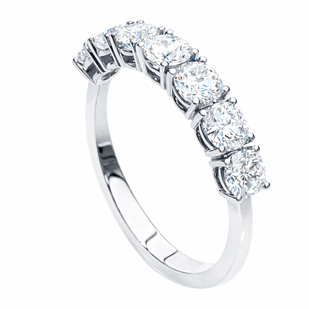 7 Stones Classic Eternity Band