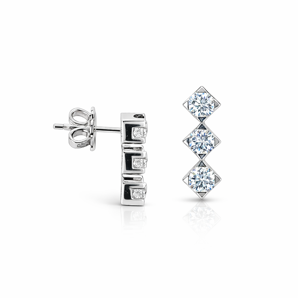 Trilogy Earrings