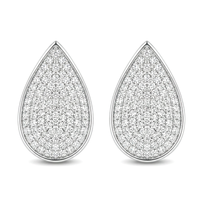 Classic Pavè Pear Earrings