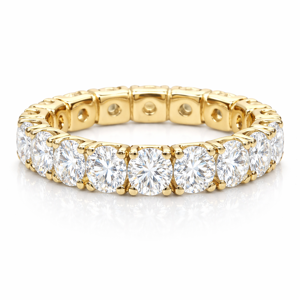Easy Comfort  Eternity band yellow gold