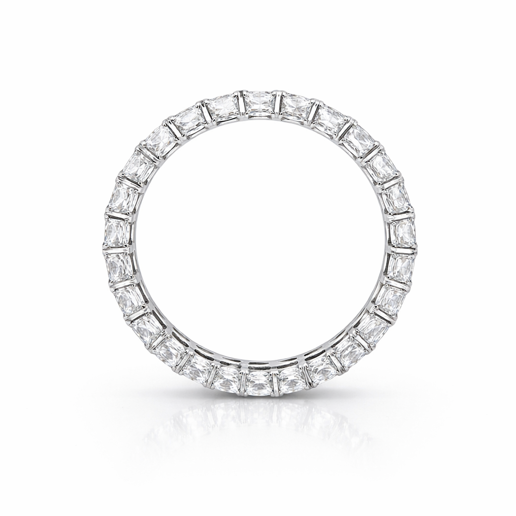 Emerald Cut diamond Classic Eternity Ring 