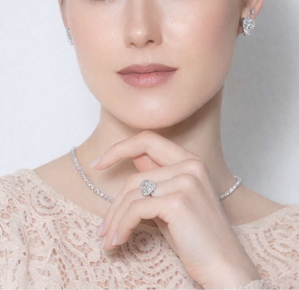 Heart Classic Pavé Ring