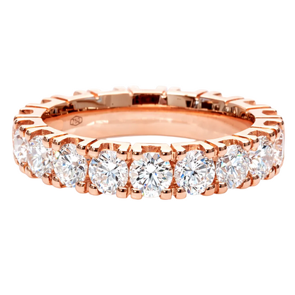 Modern Eternity band rose gold 