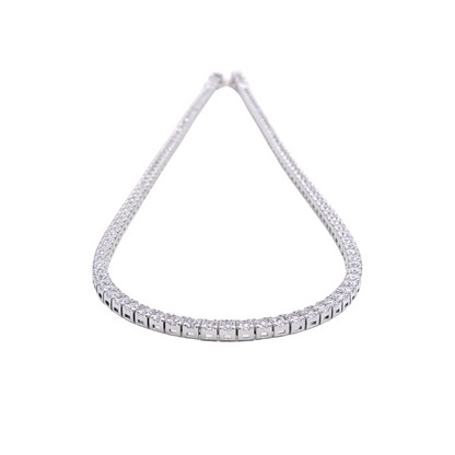 Modern Tennis Necklace