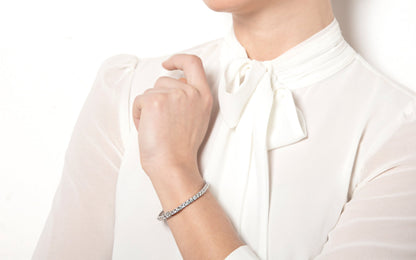 Modern Tennis Bracelet