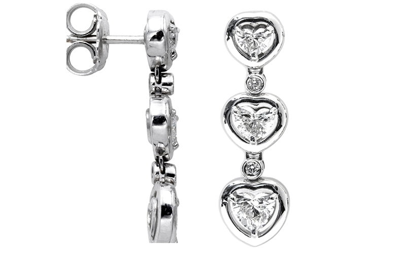 Heart Degradé Earrings