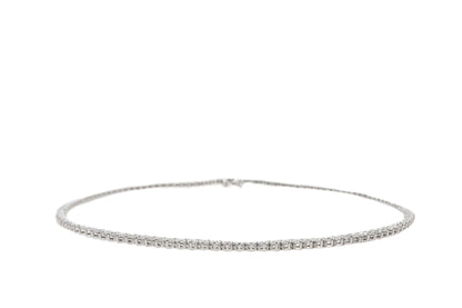 Half Heart shape diamond Necklace