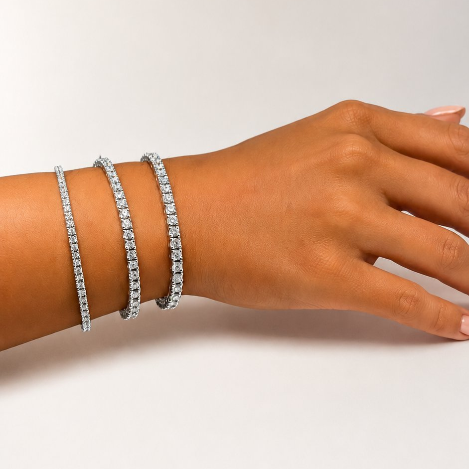 Modern Tennis Bracelet