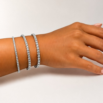 Modern Tennis Bracelet