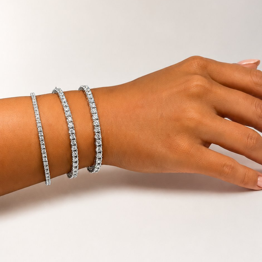 Modern Tennis Bracelet