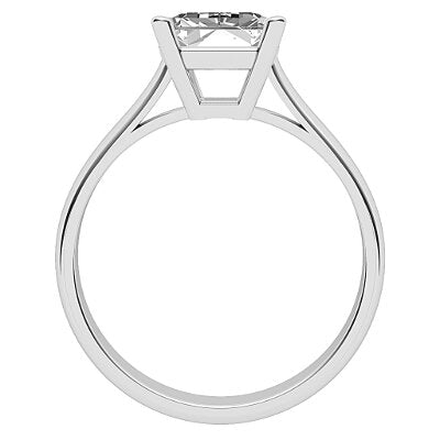 Vittoria Emerald Solitaire Classic band 4 Prongs
