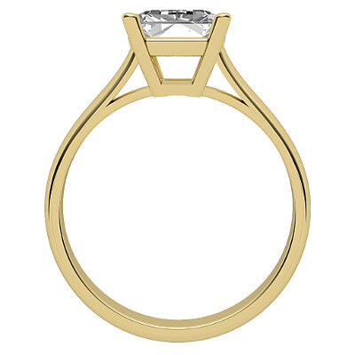 Vittoria Emerald Solitaire Classic band 4 Prongs