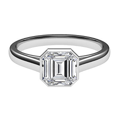 Trionfo Asscher Solitaire Classic band