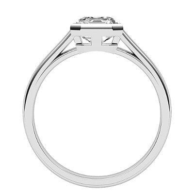 Trionfo Asscher Solitaire Classic band