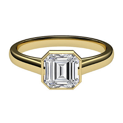 Trionfo Asscher Solitaire Classic band