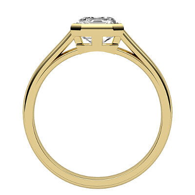 Trionfo Asscher Solitaire Classic band