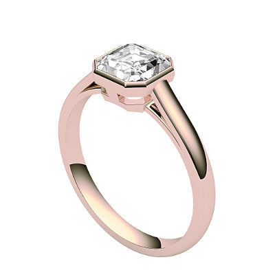 Trionfo Asscher Solitaire Classic band