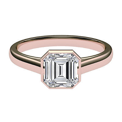 Trionfo Asscher Solitaire Classic band