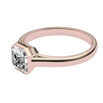 Trionfo Asscher Solitaire Classic band