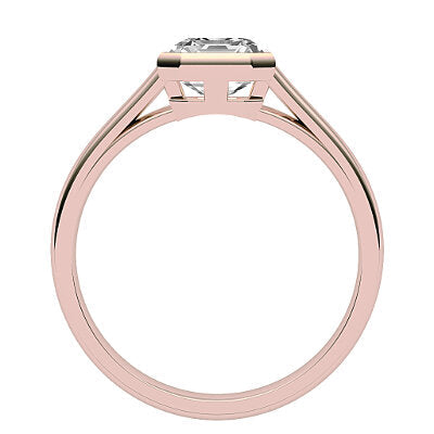 Trionfo Asscher Solitaire Classic band