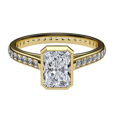 Trionfo Radiant Solitaire Full diamond band