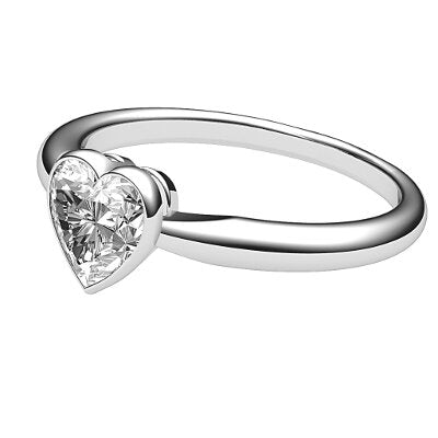 Simple Flat Heart Solitaire Classic band
