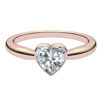 Simple Flat Heart Solitaire Classic band