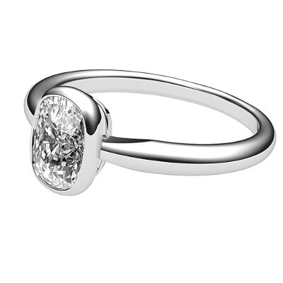Simple Flat Cushion Solitaire Classic band