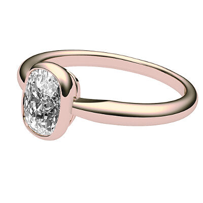 Simple Flat Cushion Solitaire Classic band