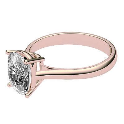 Vittoria Cushion Solitaire Classic band 4 Prongs