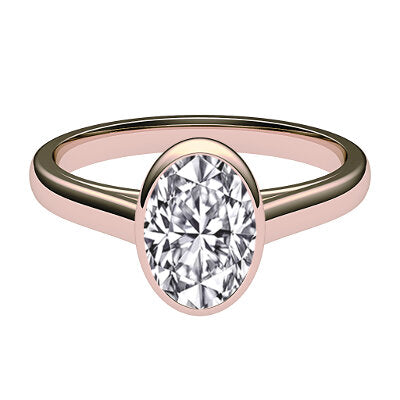 Trionfo Oval Solitaire Classic band