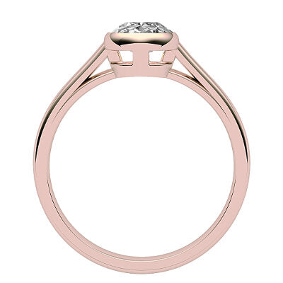 Trionfo Oval Solitaire Classic band