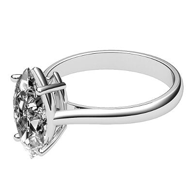 Vittoria Marquise Solitaire Classic band 4 Prongs