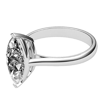 Vittoria Marquise Solitaire Classic band 2 Prongs