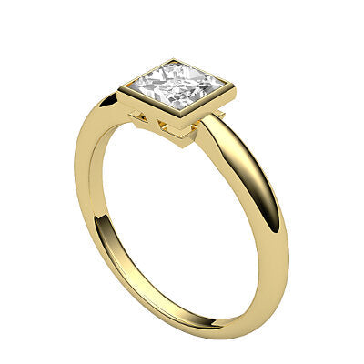 Simple Flat Princess Solitaire Classic band