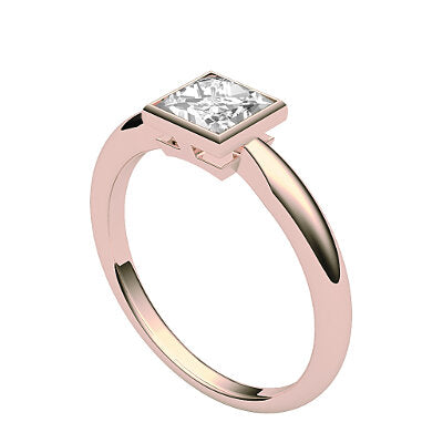 Simple Flat Princess Solitaire Classic band