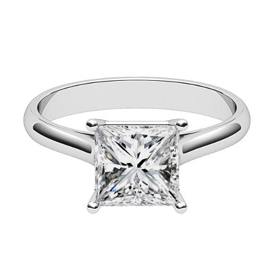 Vittoria Princess Solitaire Classic band 4 Prongs