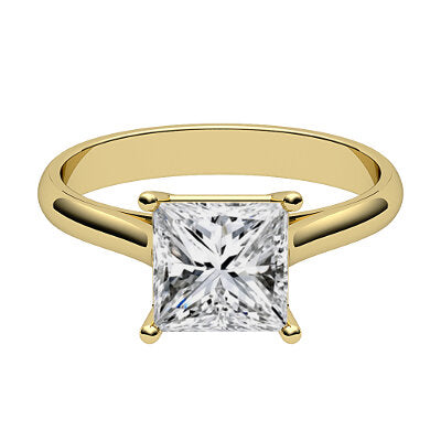 Vittoria Princess Solitaire Classic band 4 Prongs
