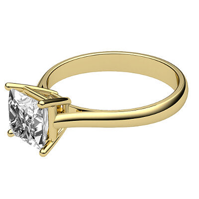 Vittoria Princess Solitaire Classic band 4 Prongs