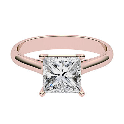 Vittoria Princess Solitaire Classic band 4 Prongs