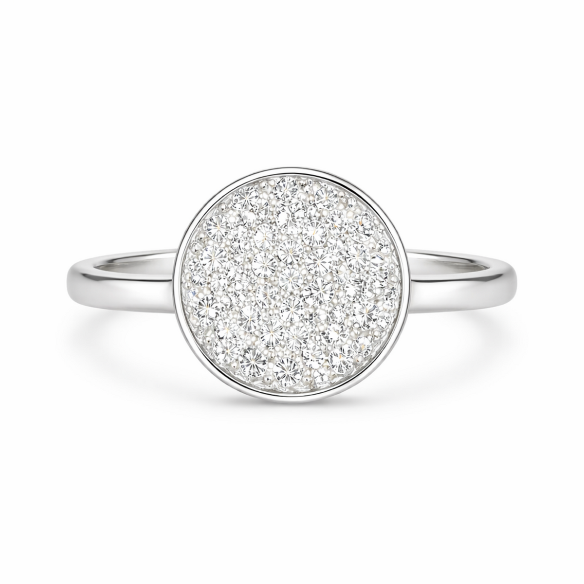 round pave classic ring 