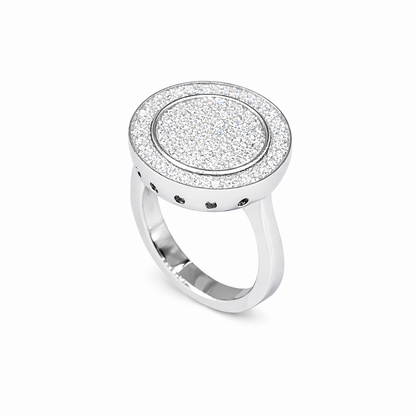 round pave halo ring view 2 